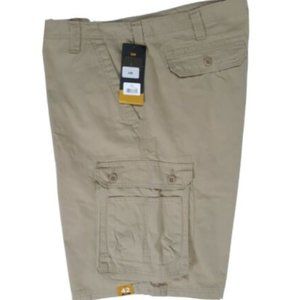 Lee Mens Cargo Flat Front Cell Phone Pocket Shorts